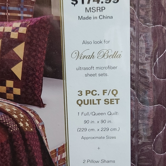 Virah Bella North Star Coffee Quilt Set - Picture 3 of 4